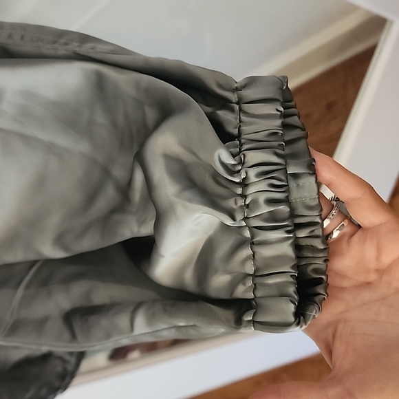 H&M Grey Green Cargo Pants SZ16 - Picture 5 of 7